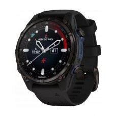 Умные часы Garmin Descent Mk3i 43мм (карбоново-серый титан, с черным силиконовым ремешком)