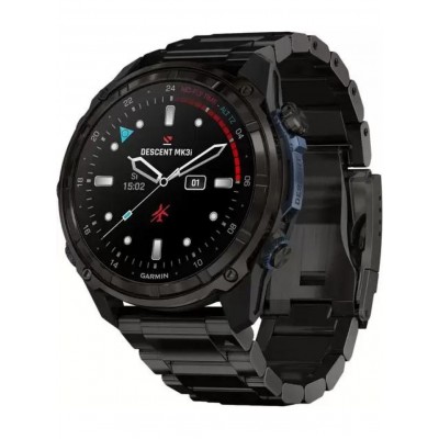 Умные часы Garmin Descent Mk3i 51мм (карбоново-серый титан, с черным титановым браслетом) купить
