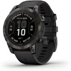 Умные часы Garmin Fenix 7 Pro Sapphire Solar (карбоново-серый титан/черный)
