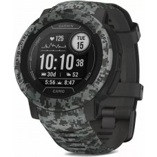 Умные часы Garmin Instinct 2 Camo Edition 45 мм (темно-серый камуфляж)