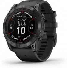 Умные часы Garmin Fenix 7X Pro Sapphire Solar (карбоново-серый титан/черный)