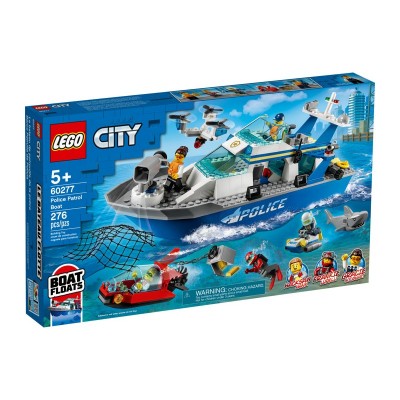 Конструктор Lego City 60277 Катер полицейского патруля купить