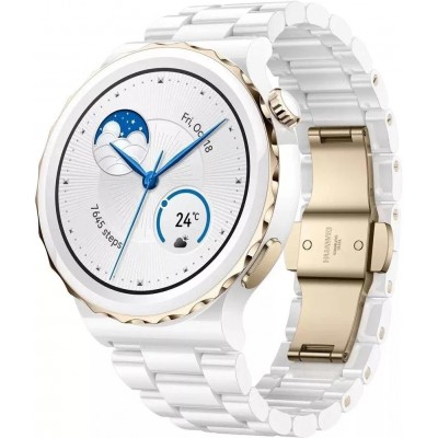 Huawei Watch GT 3 Pro Ceramic 43 мм (белый/керамика) купить
