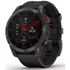 Умные часы Garmin Epix Sapphire Gen 2 (черный титан/черный)