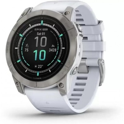 Умные часы Garmin Epix Pro Gen 2 Sapphire 51 мм (титан/белый камень) купить