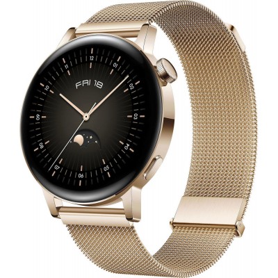 Смарт-часы Huawei Watch GT 3 Elegant 42 мм (с миланским ремешком) купить