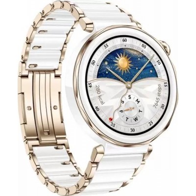 Умные часы Huawei Watch GT 5 Pro 42 мм (керамический белый) купить
