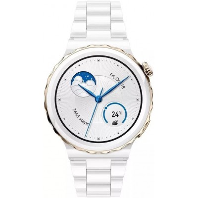 Huawei Watch GT 3 Pro Ceramic 43 мм (белый/керамика) купить