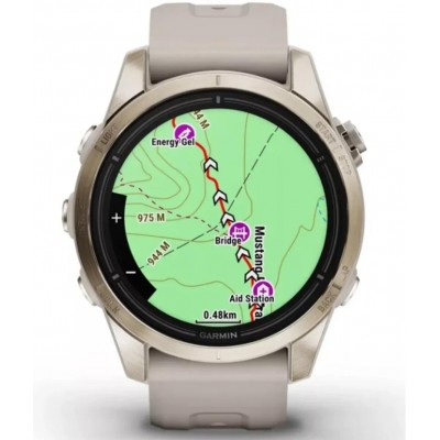 Умные часы Garmin Epix Pro Gen 2 Sapphire 42 мм (мягкое золото/песок) купить