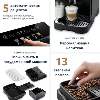 Кофемашина DeLonghi Magnifica Evo ECAM290.61.B купить Кофемашина DeLonghi Magnifica Evo ECAM290.61.B купить