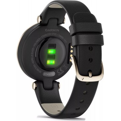 Умные часы Garmin Lily (кремово-золотистый, черный/кожаный ремешок) купить
