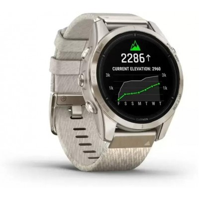 Умные часы Garmin Epix Pro Gen 2 Sapphire 42 мм (мягкое золото/крем, с нейлоновым и силиконовым ремешками) купить