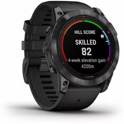 Умные часы Garmin Fenix 7X Pro Solar (сланцево-серый/черный) купить
