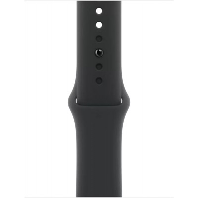 Умные часы Apple Watch Series 10 42 мм (алюминиевый корпус, серебристый/черный, спортивный силиконовый ремешок S/M) купить