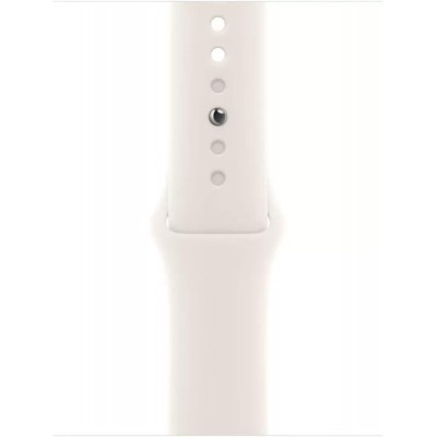 Умные часы Apple Watch Series 10 42 мм (алюминиевый корпус, розовое золото/звездный свет, спортивный силиконовый ремешок S/M) купить
