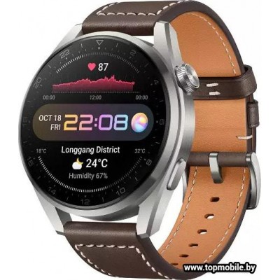 Умные часы Huawei Watch 3 Pro Leather strap купить