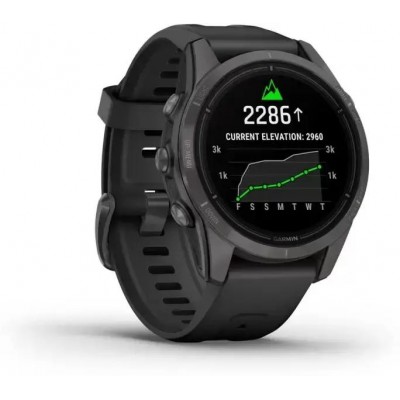 Умные часы Garmin Epix Pro Gen 2 Sapphire 42 мм (карбоново-серый титан/черный) купить
