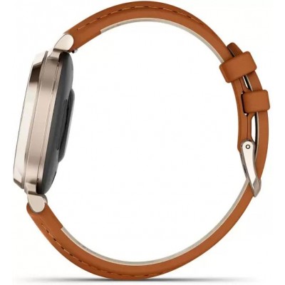 Умные часы Garmin Lily 2 Classic (кремовое золото/коричневый) купить
