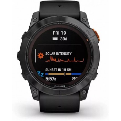 Умные часы Garmin Fenix 7X Pro Solar (сланцево-серый/черный) купить