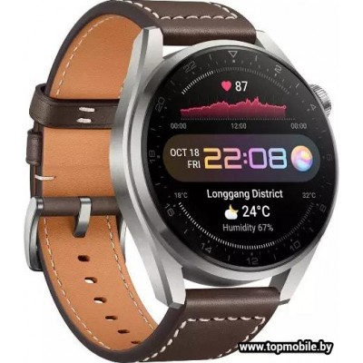 Умные часы Huawei Watch 3 Pro Leather strap купить