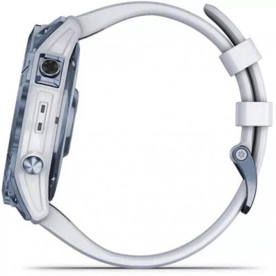 Умные часы Garmin Fenix 7X Sapphire Solar 51 мм (голубой минерал/белый камень) купить