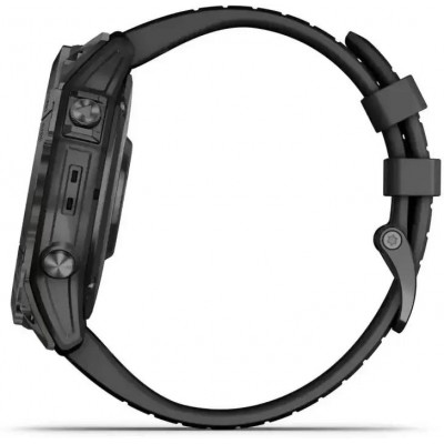 Умные часы Garmin Epix Pro Gen 2 Sapphire 47 мм (карбоново-серый титан/черный, с кожаным и силиконовым ремешками) купить