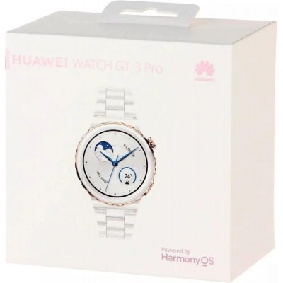 Huawei Watch GT 3 Pro Ceramic 43 мм (белый/керамика) купить