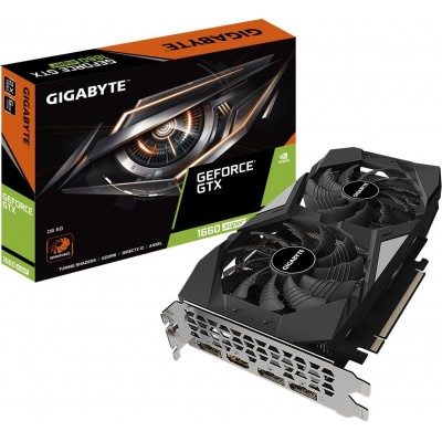 Видеокарта Gigabyte GeForce GTX 1660 Super D6 6GB GDDR6 GV-N166SD6-6GD купить