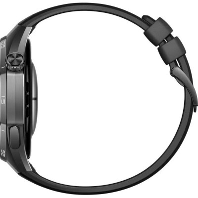 Умные часы Huawei Watch GT 6 Pro 46 мм (черный, с черным силиконовым ремешком, международная версия) купить