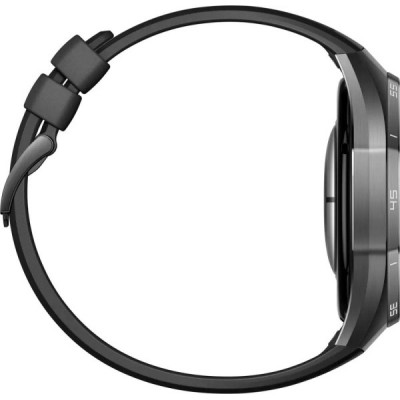 Умные часы Huawei Watch GT 6 Pro 46 мм (черный, с черным силиконовым ремешком, международная версия) купить