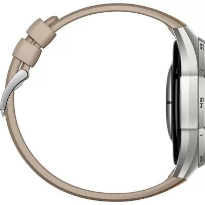 Умные часы Huawei Watch GT 6 Pro 46 мм (серебристый, с коричневым плетеным ремешком, международная версия) купить